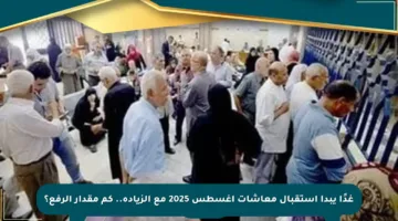 غدًا يبدأ استقبال معاشات أغسطس 2025 مع الزيادة.. كم مقدار الرفع؟